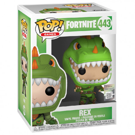 Figurine Pop Rex Fortnite #443 - Livraison rapide