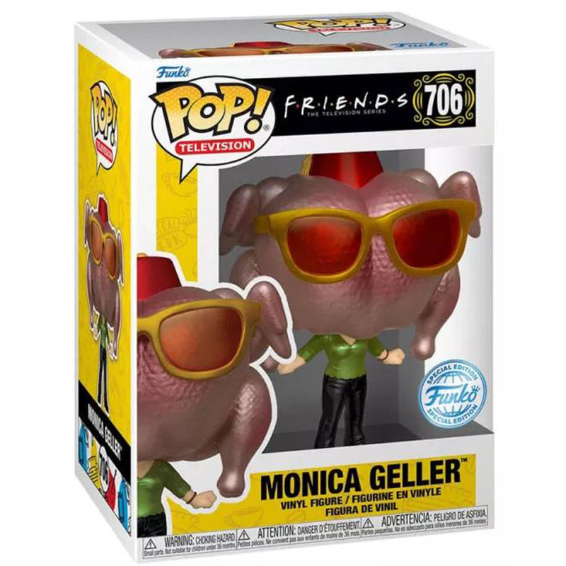 Pop! Monica Geller with Turkey (Friends) Figurine Métallique #706