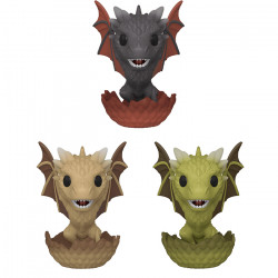 Figurines Pop! Drogon, Viserion et Rhaegal (œufs) - Game of Thrones