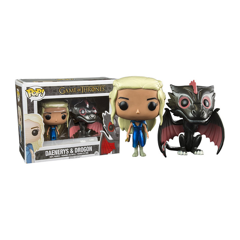 Figurines Pop Daenerys et Drogon (Game of Thrones) - Figurinepop.com