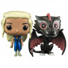 Figurines Pop Daenerys et Drogon (Game of Thrones) - Figurinepop.com