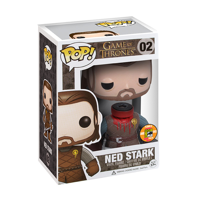 Figurine Pop Ned Stark tête coupée (Game of Thrones) - Figurinepop.com