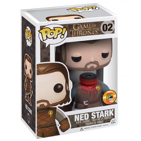 Figurine Pop Ned Stark tête coupée (Game of Thrones) - Figurinepop.com