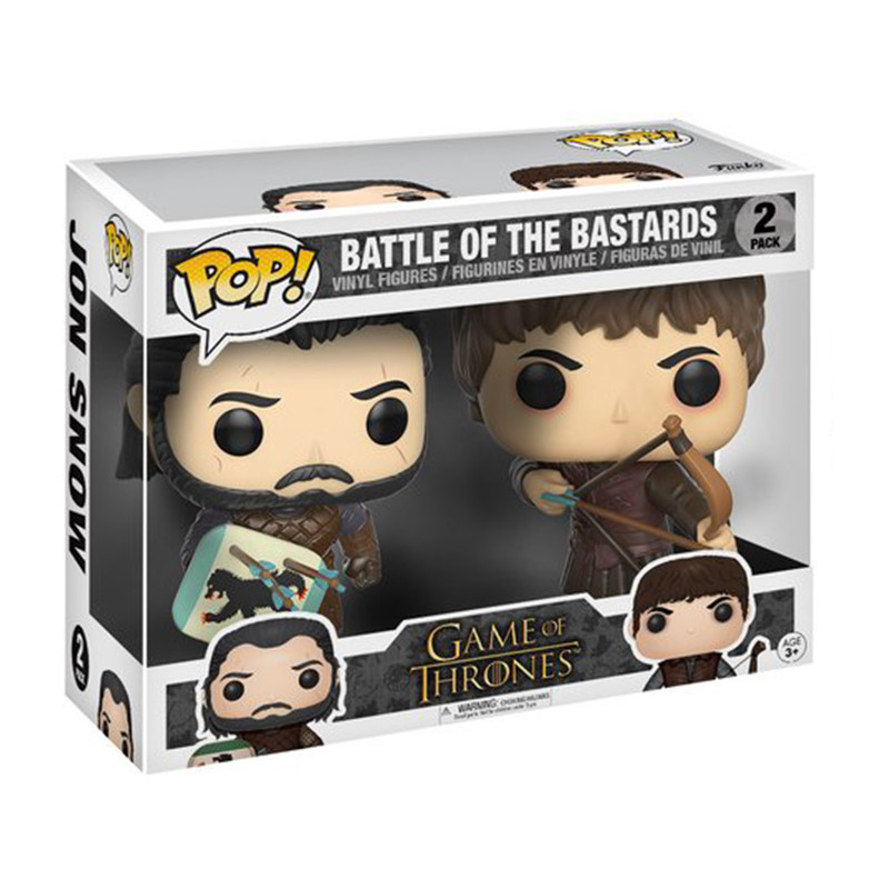 Figurines Pop Battle of the Bastards (Game of Thrones) - Jon Snow vs Ramsay Bolton