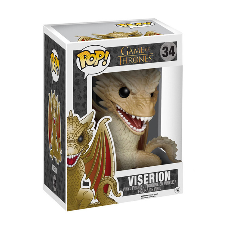 Figurine Pop Viserion Adulte (Game of Thrones) - 15cm