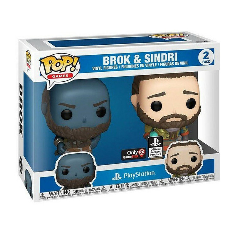 Figurines Pop Brok et Sindri (God of War) - Pack Exclusif