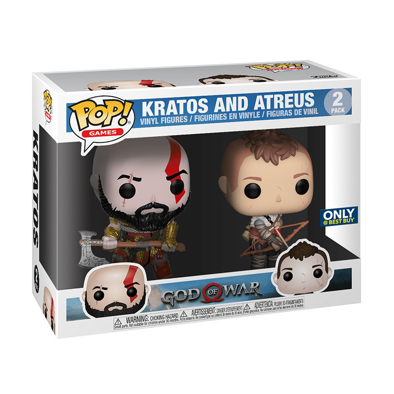 Pop Kratos et Atreus (God of War) - Figurine Funko