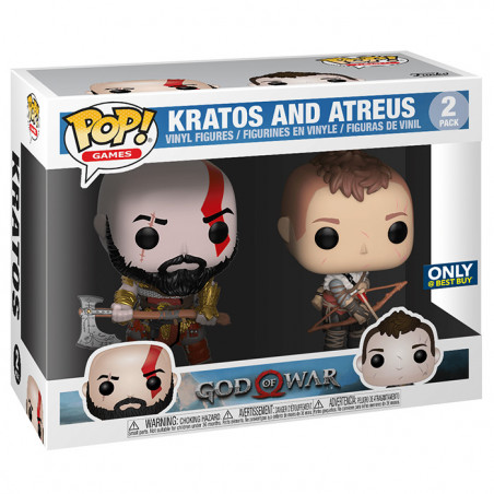 Pop Kratos et Atreus (God of War) - Figurine Funko