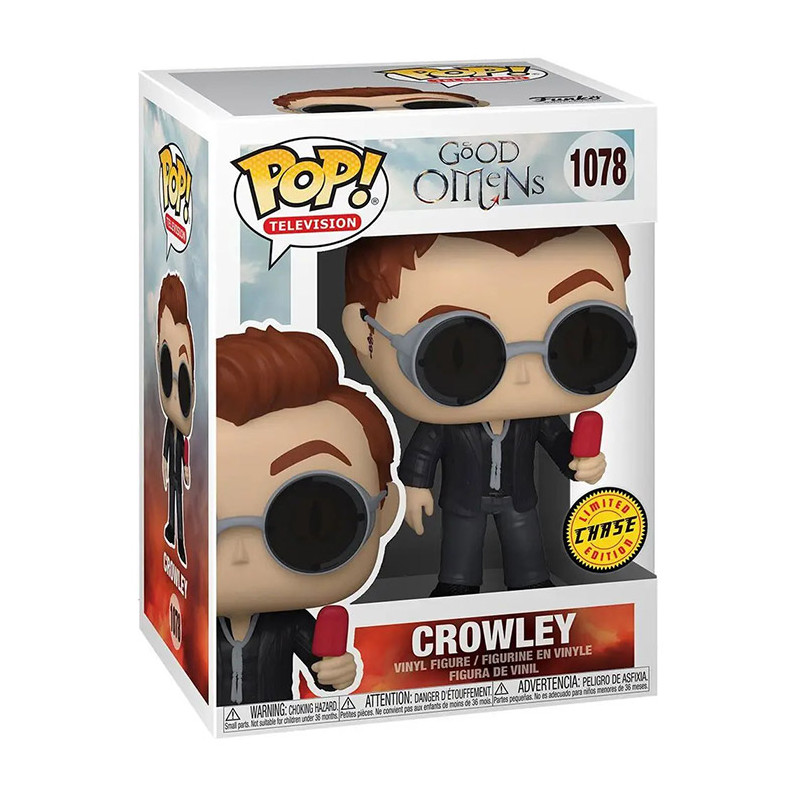 Figurine Pop Crowley Chase (Good Omens) #1078 - Edition Limitée