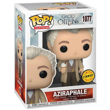 Figurine Pop Aziraphale Chase (Good Omens) #1077 - Edition Limitée