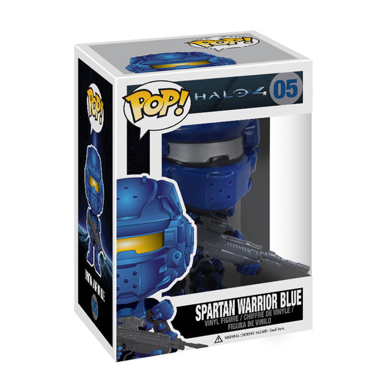 Figurine Pop Spartan Warrior Bleu (Halo 4) - Figurinepop.com