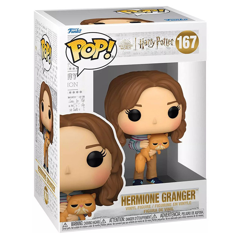 Figurine Pop Hermione Granger avec Crookshanks (Harry Potter)