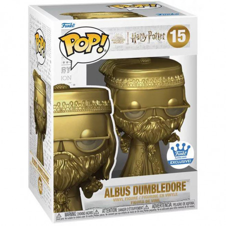 Figurine Pop Albus Dumbledore Gold (Harry Potter) - Edition Limitée