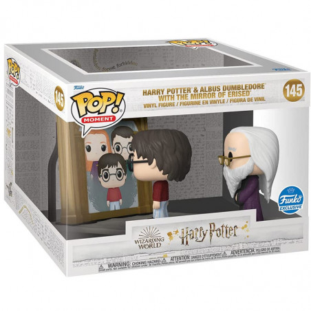 Pop! Figurines Harry Potter et Dumbledore avec le Miroir du Riséd