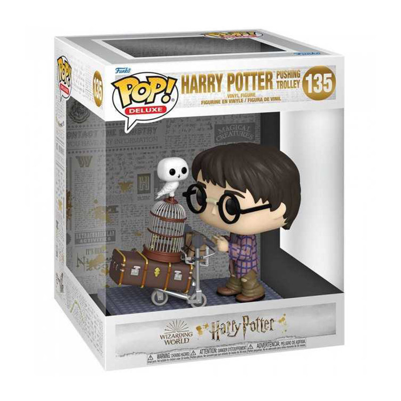 Figurine Pop Harry Potter et son chariot - N°135