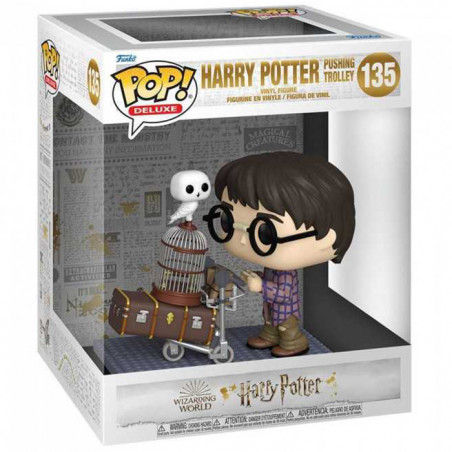 Figurine Pop Harry Potter et son chariot - N°135