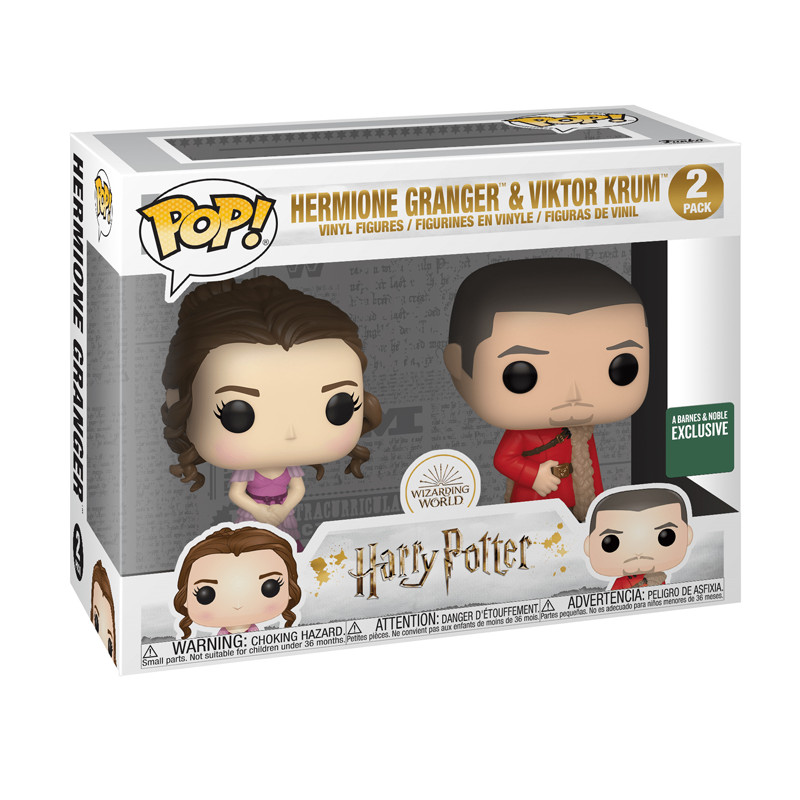 Figurines Pop Hermione Granger & Viktor Krum (Bal de Noël Harry Potter)