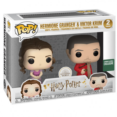 Figurines Pop Hermione Granger & Viktor Krum (Bal de Noël Harry Potter)