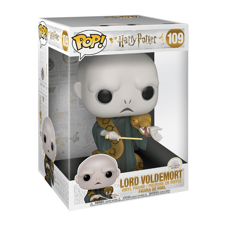 Figurine Pop! Voldemort Supersized avec Nagini (Harry Potter) - 25cm