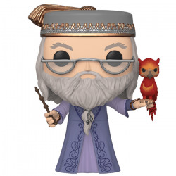 Figurine Pop Dumbledore Supersized avec Fawkes (Harry Potter)