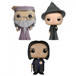 Pack 3 Figurines Pop! Dumbledore, McGonagall et Snape (Harry Potter)