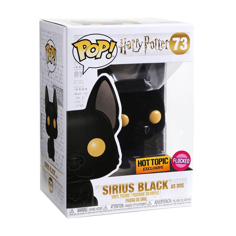 Figurine Pop Sirius Black chien flocked (Harry Potter) #73