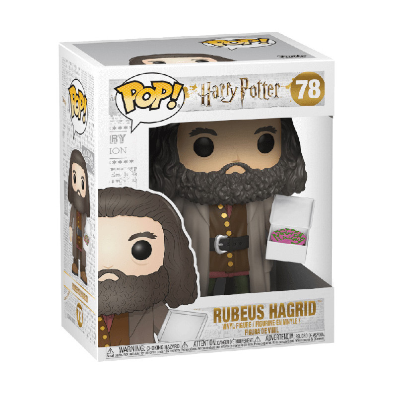 Figurine Pop Hagrid avec Gâteau d'Anniversaire (Harry Potter) - Super Size 15cm