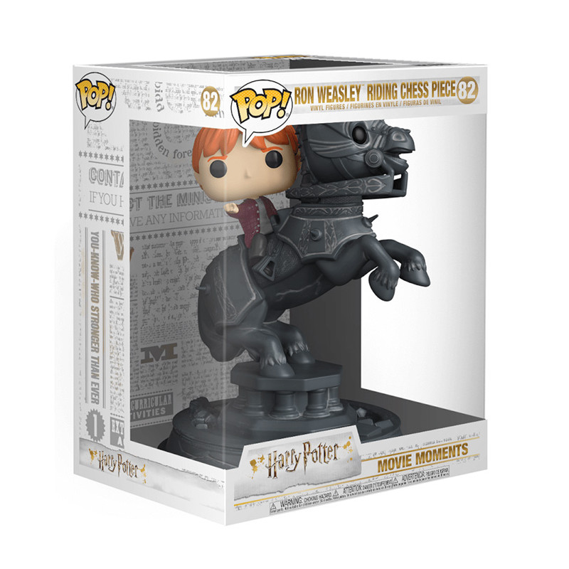 Figurine Pop Ron Weasley jouant aux échecs - Movie Moments #82