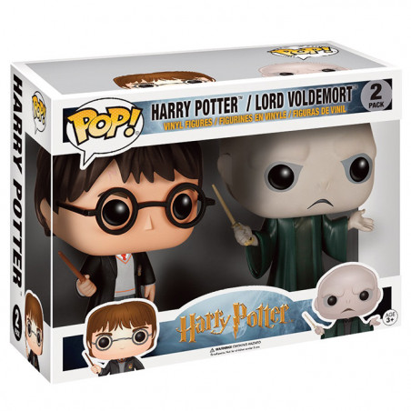 Figurines Pop Harry Potter et Voldemort - Pack Officiel