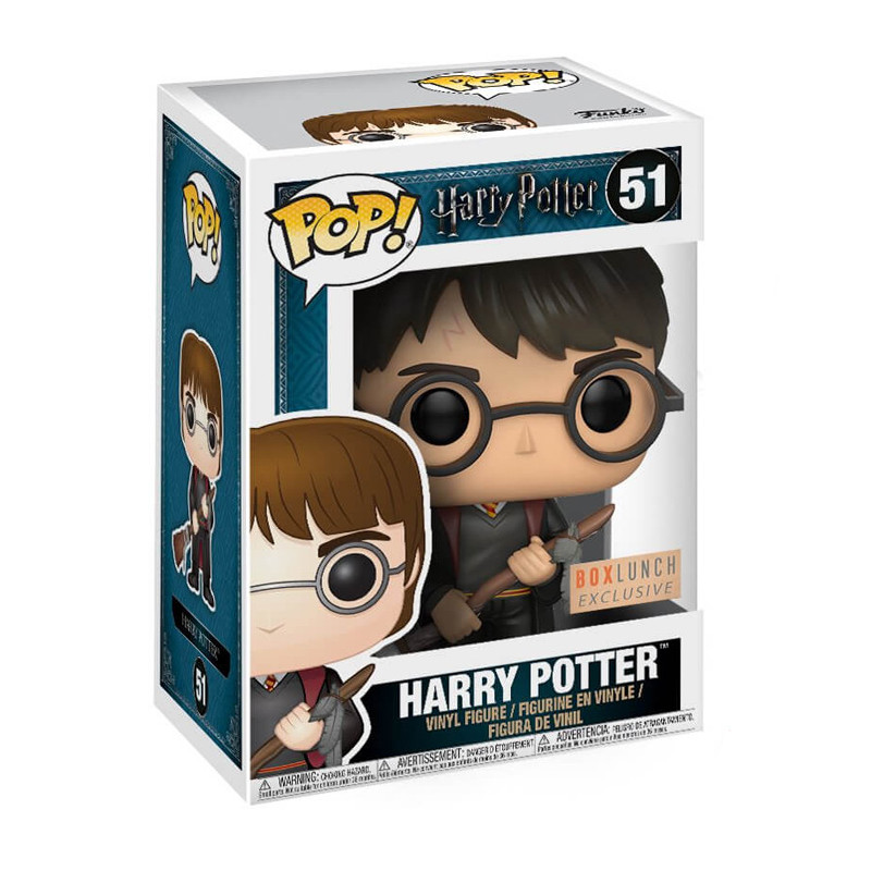 Figurine Pop Harry Potter with Firebolt #51 - Exclusive Box Lunch