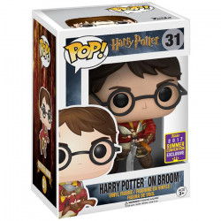 Figurine Pop Harry Potter sur son balai - Quidditch