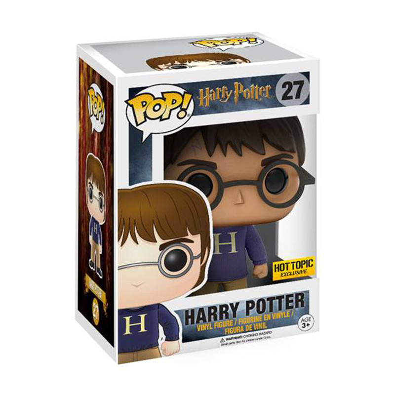 Figurine Pop Harry Potter en Pull de Noël - Exclusivité Hot Topic