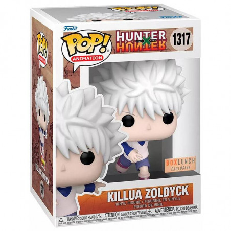 Figurine Pop Killua Zoldyck sur Skateboard - Hunter x Hunter