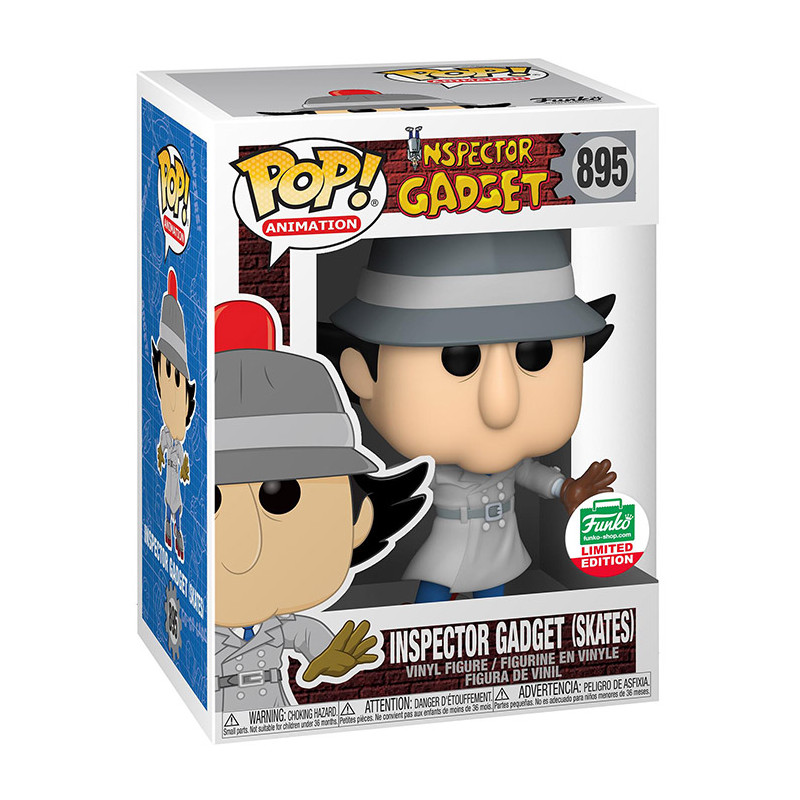 Figurine Pop Inspecteur Gadget en rollers - Edition Limitée