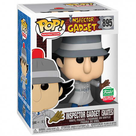 Figurine Pop Inspecteur Gadget en rollers - Edition Limitée