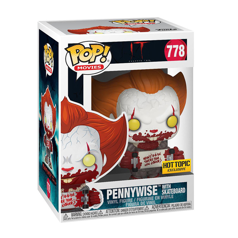 Figurine Pop Pennywise with Skateboard (Ça, Chapitre 2) #778