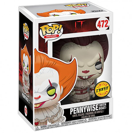 Figurine Pop Pennywise with boat chase (Ça) #472 - Edition Limitée