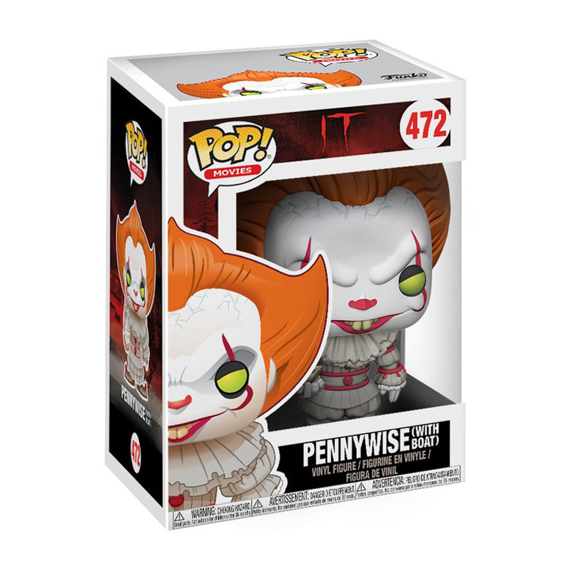 Figurine Pop Pennywise with boat (Ça) #472 - Figurine Pop