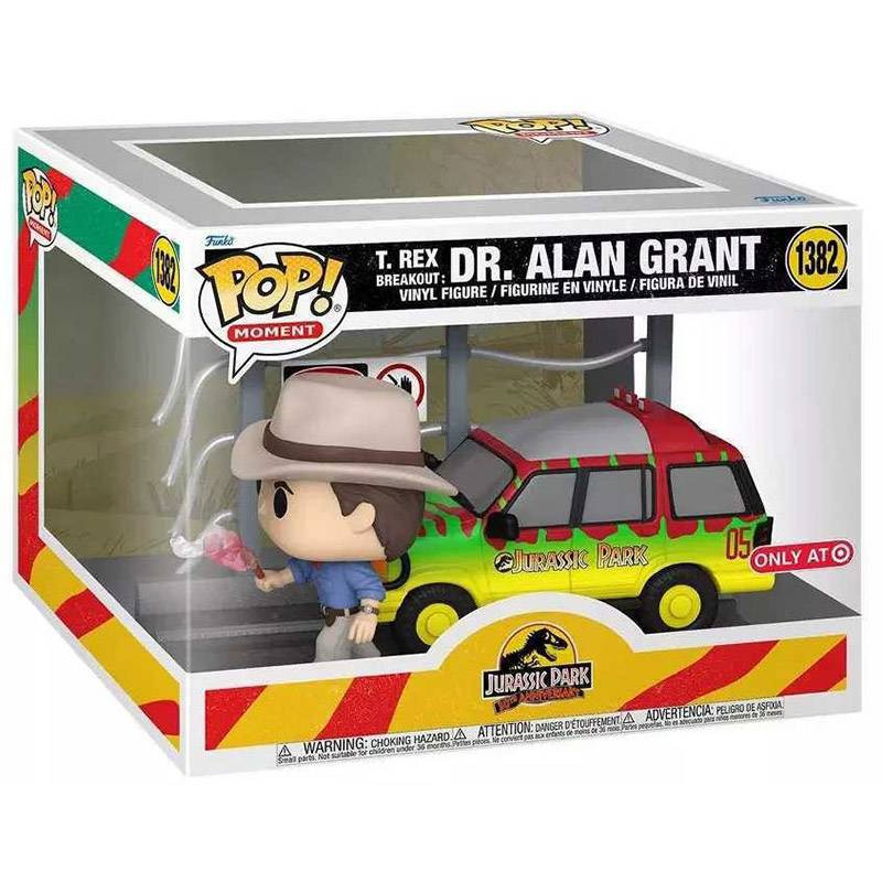 Figurine Pop Alan Grant Jurassic Park T. Rex Breakout #1382