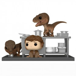 Figurine Pop Tim Murphy avec Vélociraptors (Jurassic Park) #1199