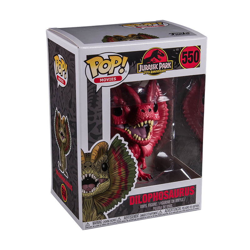 Figurine Pop Dilophosaurus Rouge (Jurassic Park) #550