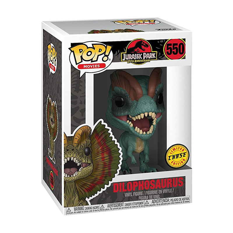 Figurine Pop Dilophosaurus Chase (Jurassic Park) #550