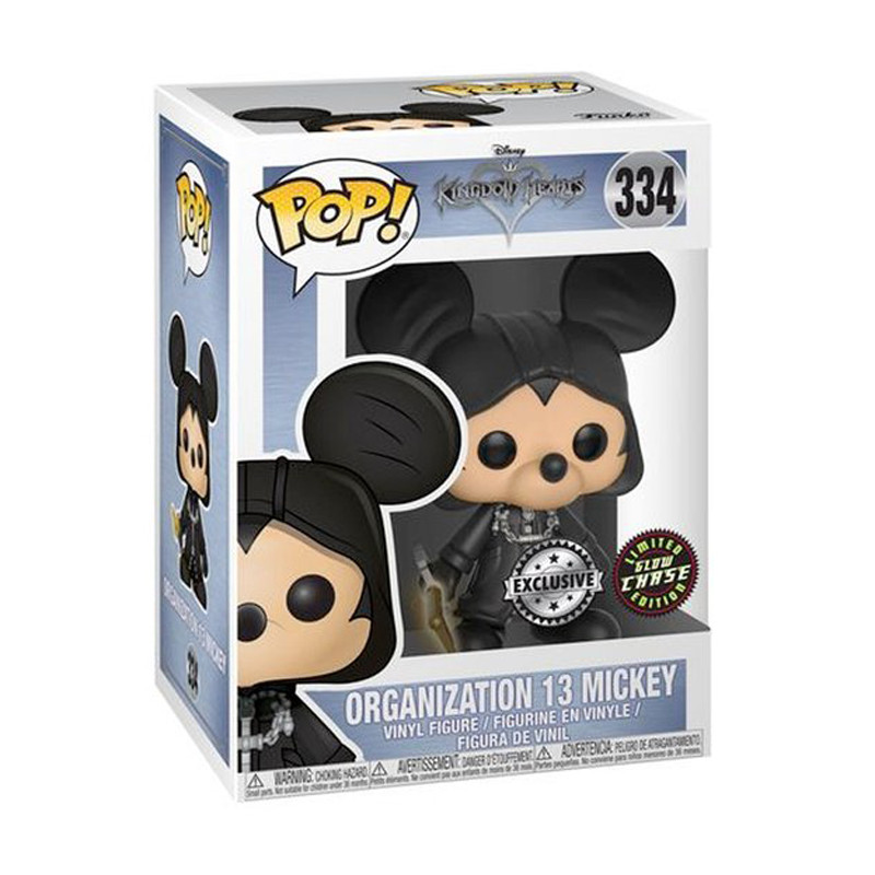 Figurine Pop Mickey Organisation XIII Chase Glow in the Dark (Kingdom Hearts)