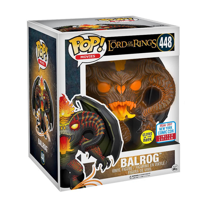 Pop Balrog Glow in the Dark (Seigneur des Anneaux) - Figurine 15cm