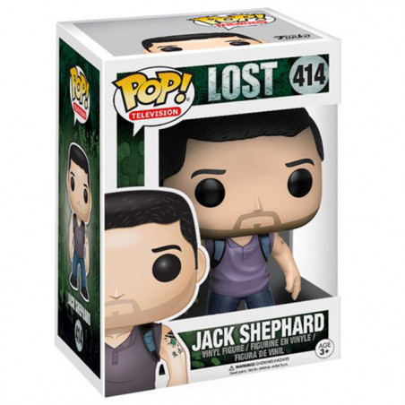 Figurine Pop Jack Shephard (Lost) #414 - Edition Limitée