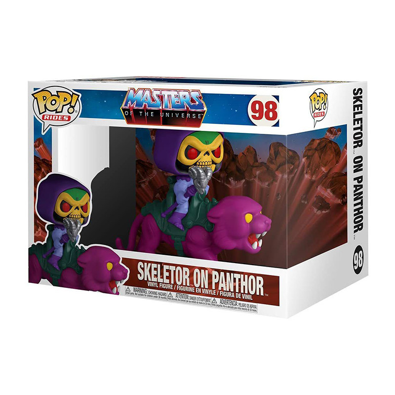 Figurine Pop Skeletor sur Panthor (Maîtres de l'Univers) #98