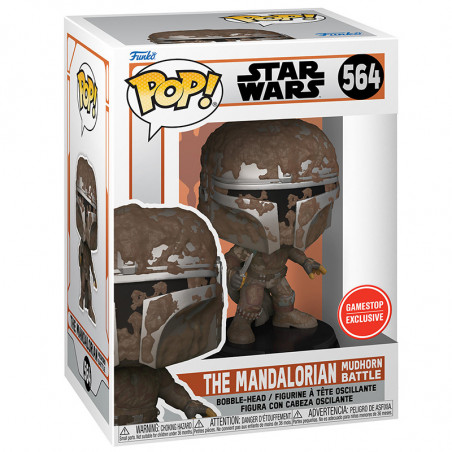 Figurine Pop Mandalorian Mudhorn Battle #564 - Star Wars