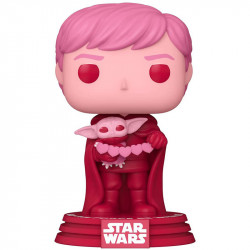 Pop Luke Skywalker avec Grogu Rose - Figurine Star Wars #494