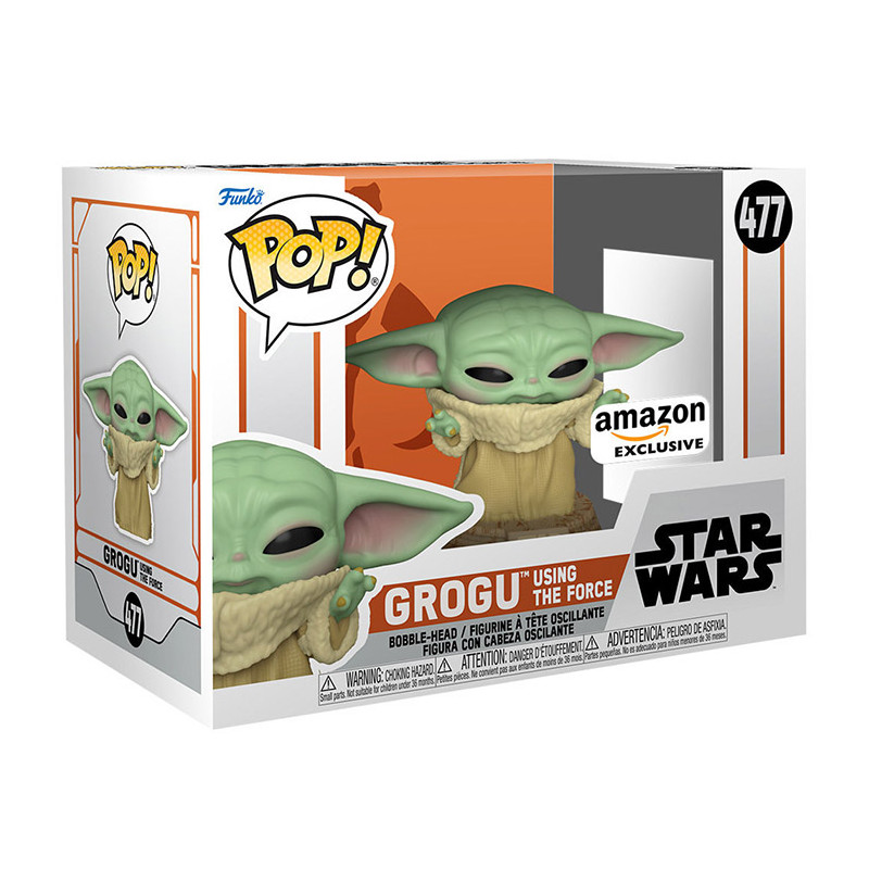 Figurine Pop Grogu using the Force (Star Wars The Mandalorian) #477