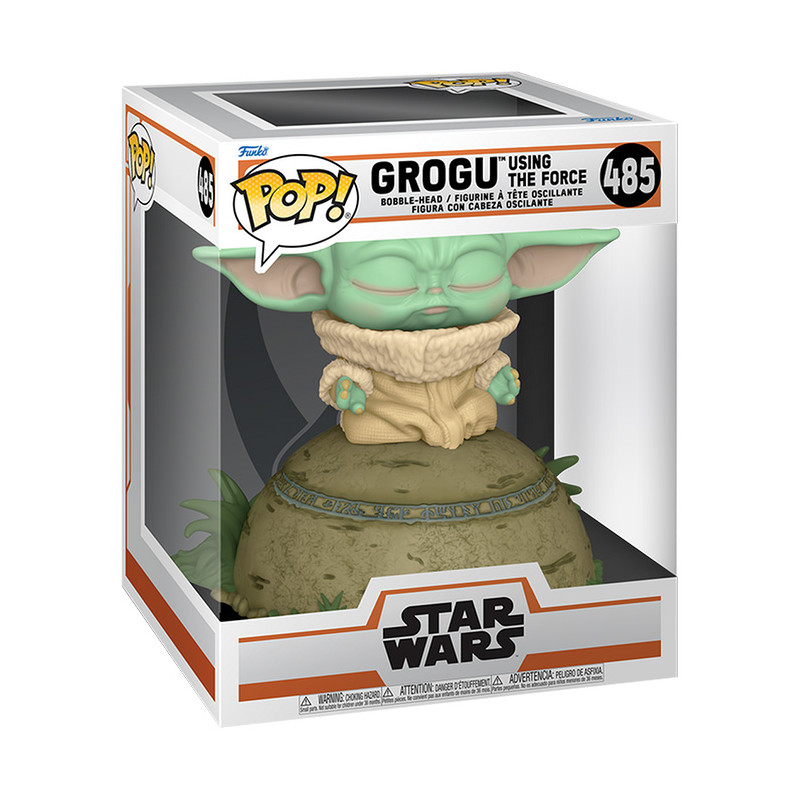 Figurine Pop Grogu The Mandalorian: L'Enfant utilise la Force - #485